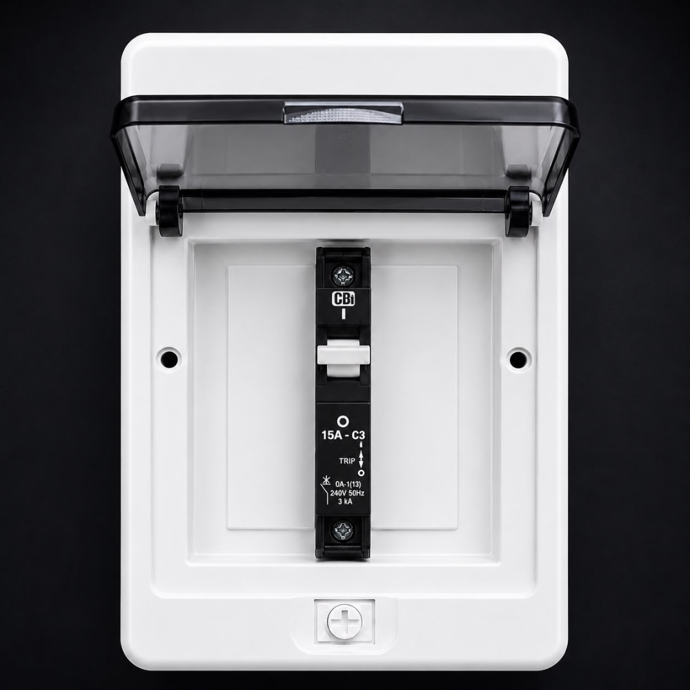 Whitehouse Lighting And Electrical CBI 15A 1 Pole 3kA Samite Circuit Breaker  CBI
