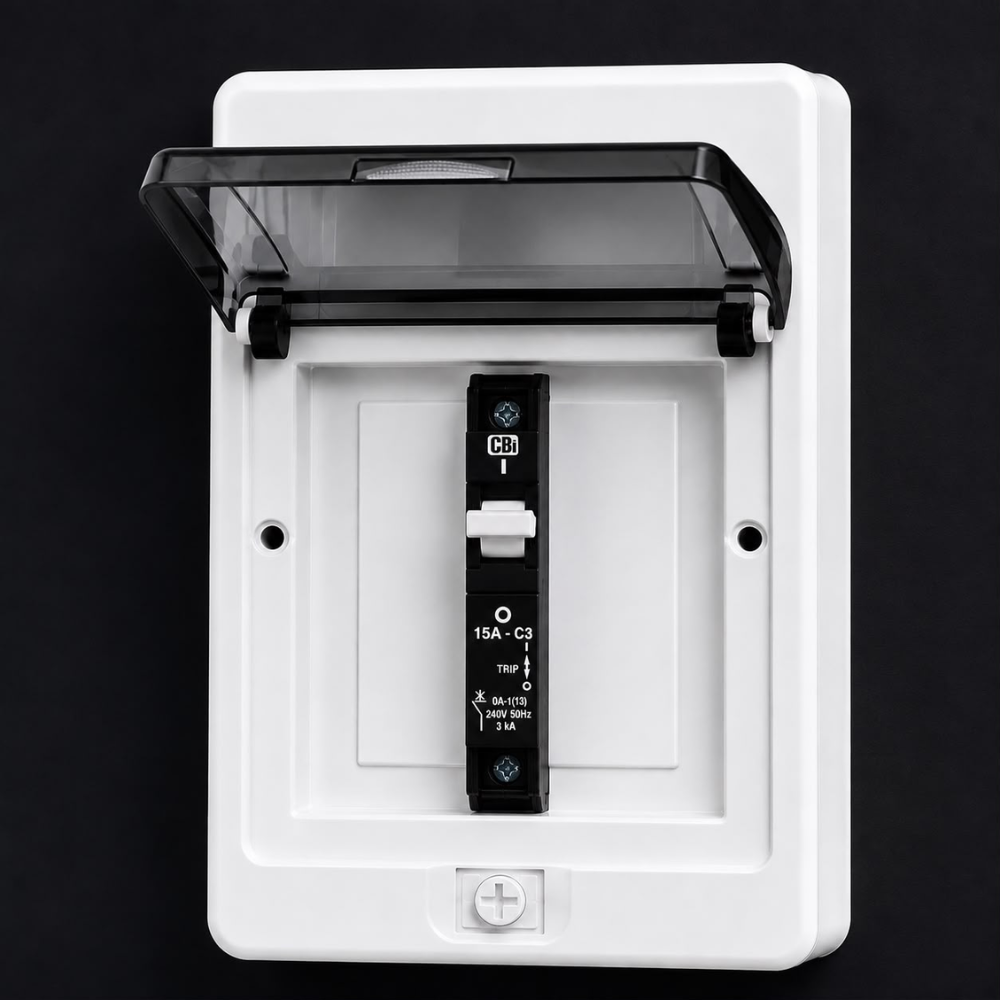 Whitehouse Lighting And Electrical CBI 15A 1 Pole 3kA Samite Circuit Breaker  CBI