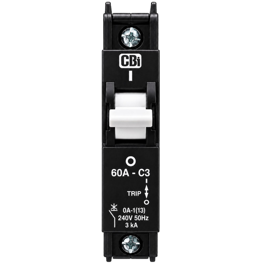Whitehouse Lighting And Electrical CBI 60A 1 Pole 3kA Samite Circuit Breaker  CBI