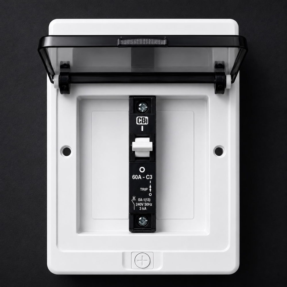 Whitehouse Lighting And Electrical CBI 60A 1 Pole 3kA Samite Circuit Breaker  CBI