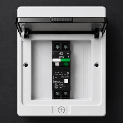 Whitehouse Lighting And Electrical CBI 63A 1P And Neutral 3kA Earth Leakage Circuit Breaker With Overload  CBI