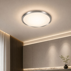 WHL&E LED Silver 350MM Ceiling Light