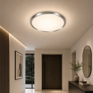 WHL&E LED Silver 350MM Ceiling Light