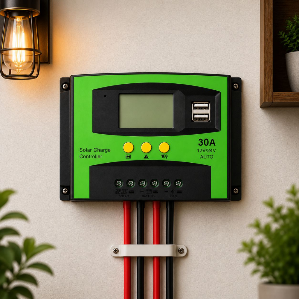 Whitehouse Lighting And Electrical WHL&E 30A Solar Charge Controller  Whitehouse Lighting And Electrical