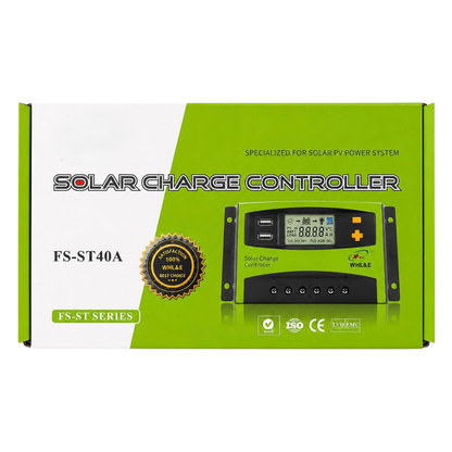 Whitehouse Lighting And Electrical WHL&E 40A Solar Charge Controller  Whitehouse Lighting And Electrical