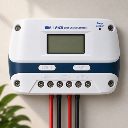 Whitehouse Lighting And Electrical WHL&E 50A Solar Charge Controller  Whitehouse Lighting And Electrical