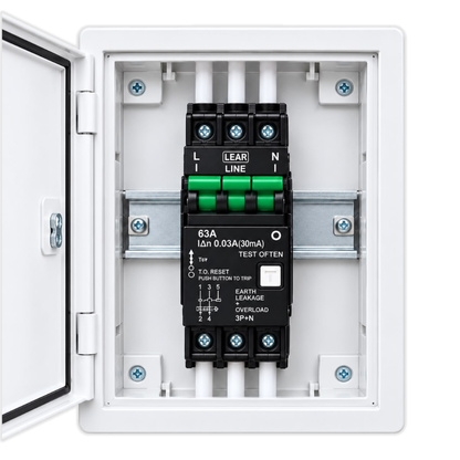 Whitehouse Lighting And Electrical Lear 63A 2 Pole Samite Earth Leakage With Overload  Lear