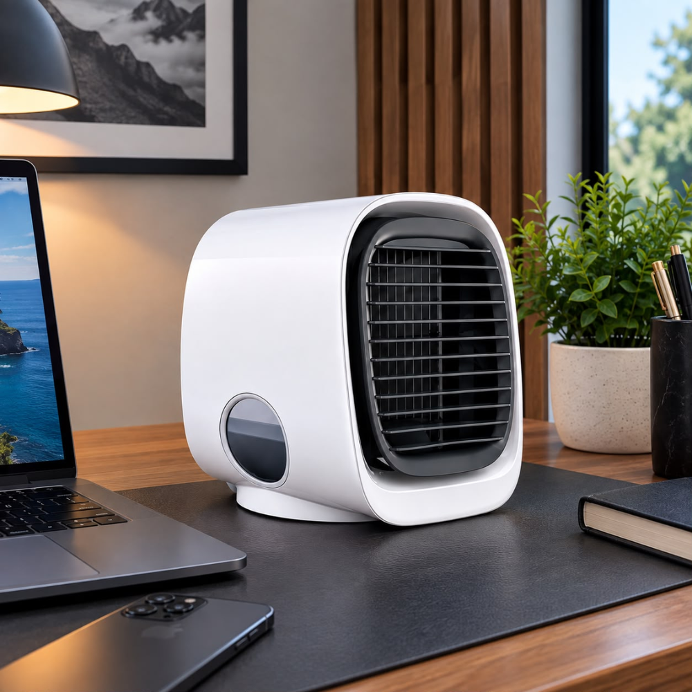 WHL&E M-201 3-Speed Desk Cooler Fan alternate product image - Whitehouse Lighting And Electrical
