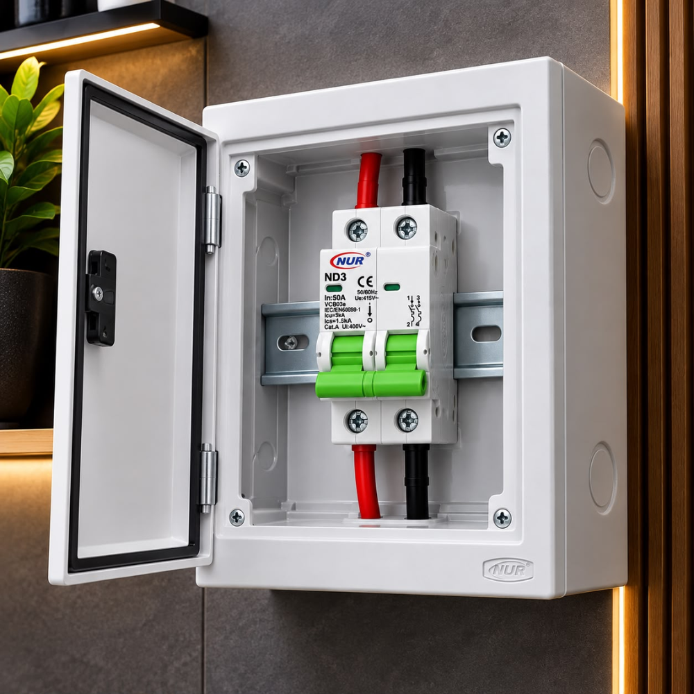 Whitehouse Lighting And Electrical NUR 50A 2 Pole 3kA Circuit Breaker  NUR
