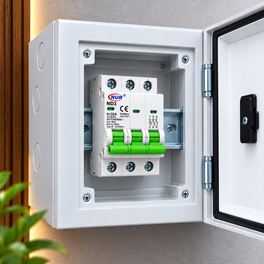 Whitehouse Lighting And Electrical NUR 32A 3 Pole 3kA DIN Rail Circuit Breaker  NUR
