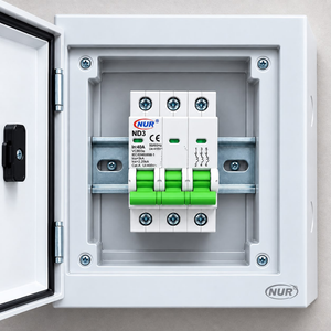 NUR 40A 3 Pole 3kA DIN Rail Circuit Breaker