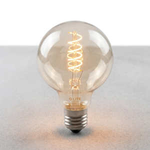 O-Lite OL-G125-5W-D-T 5W E27 G125 Clear 2800K Dimmable LED Filament Bulb