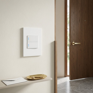 Horizon Modern RES49 2-Lever 1-Way Switch – White