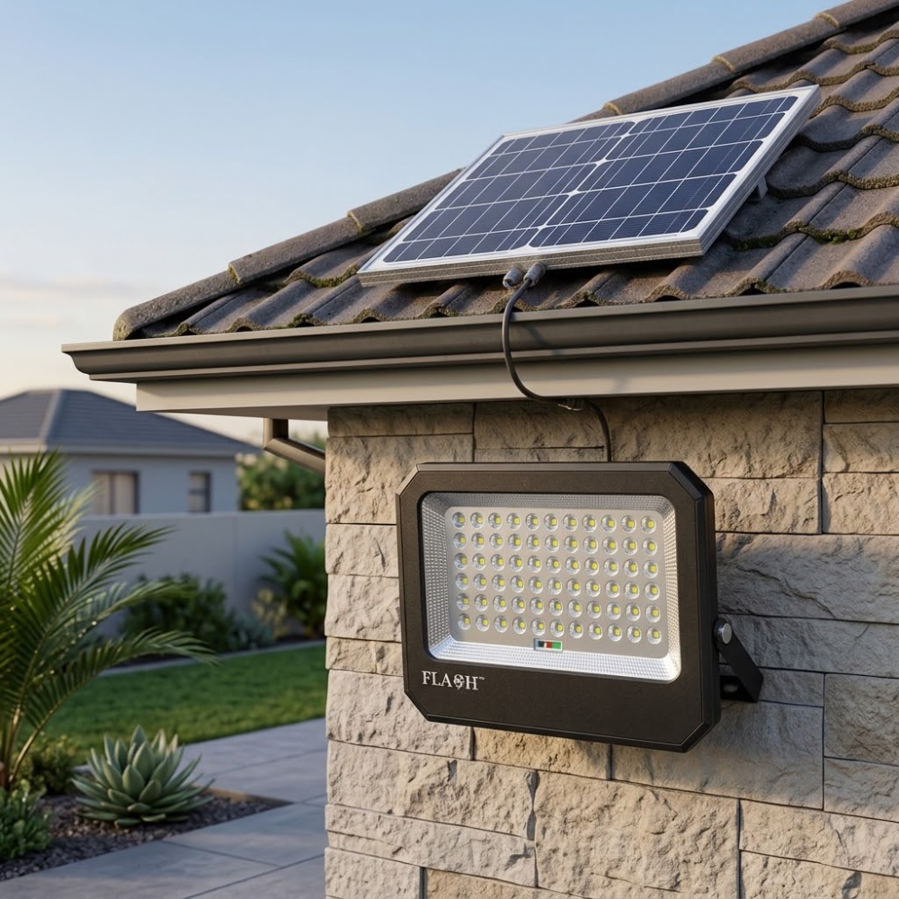 Whitehouse Lighting And Electrical Flash 15W 1800lm IP65 Solar LED Floodlight  Flash™