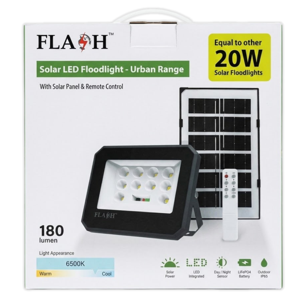 Whitehouse Lighting And Electrical Flash 1.5W 180lm IP65 Solar LED Floodlight  Flash™