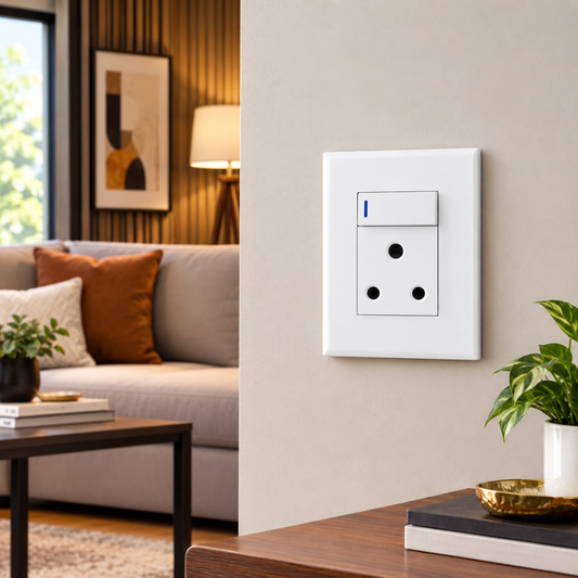 Whitehouse Lighting And Electrical Horizon White 4x4 16A Single Socket  Horizon