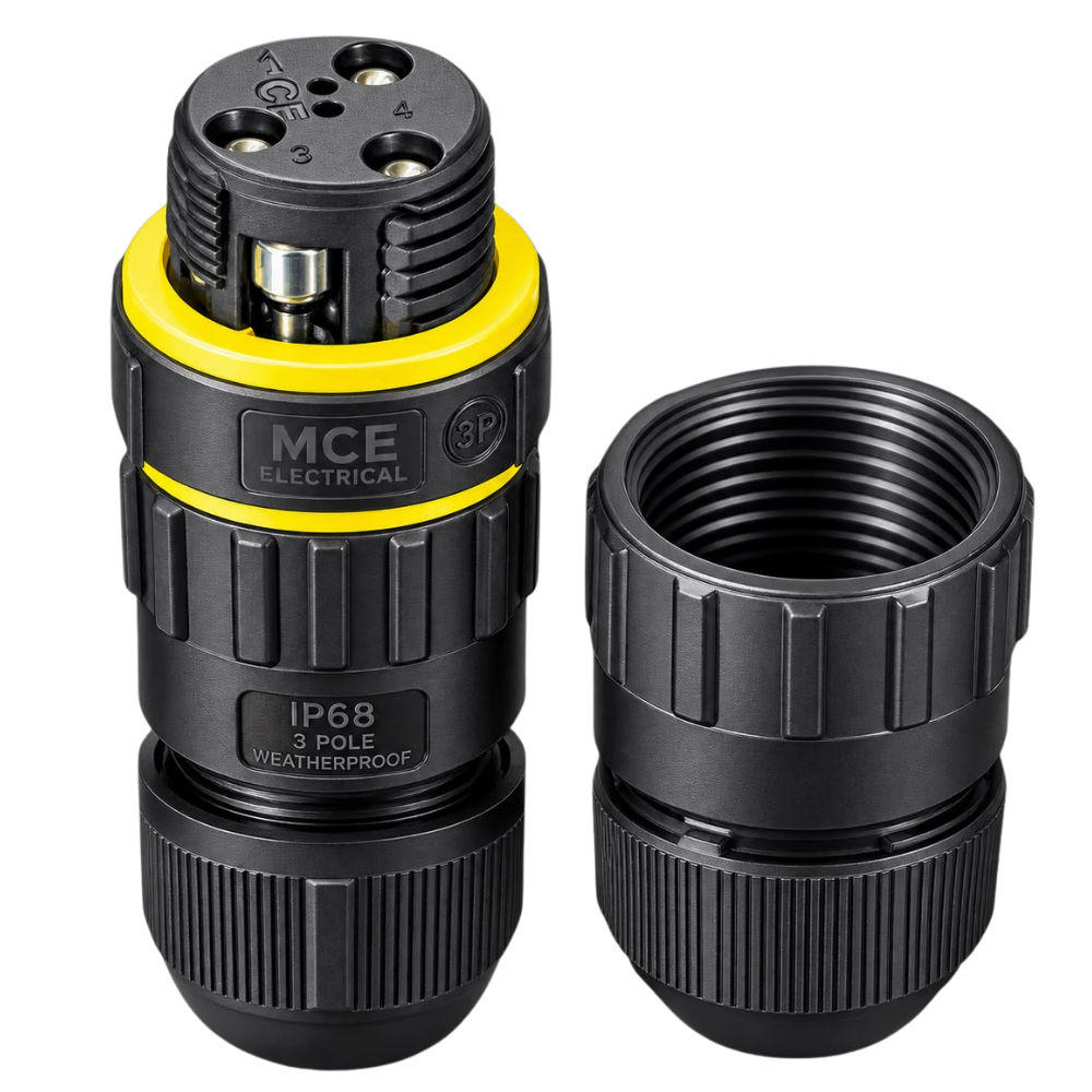 Whitehouse Lighting And Electrical MCE IP68 3 Pole Weatherproof Wire Connector  MCE