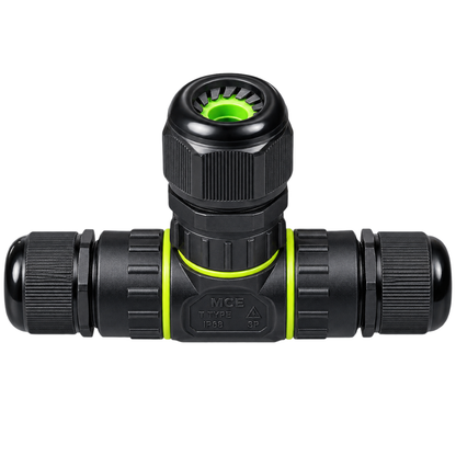 Whitehouse Lighting And Electrical MCE IP68 3 Pole T Type Weatherproof Wire Connector  MCE