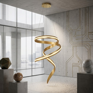 K-Light 60W LED Gold Cygnet Pendant