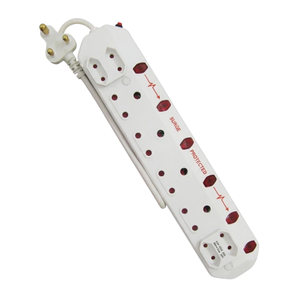 Whitehouse Lighting And Electrical Lear 8-Way Surge Protected Multiplug with 5M Cord  Lear