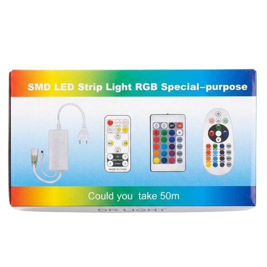 Whitehouse Lighting And Electrical WHL&E 220V RGB LED Strip Light Controller with Remote  Whitehouse Lighting And Electrical