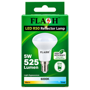 Flash 5W LED E14 R50 Mushroom Bulb 6000K