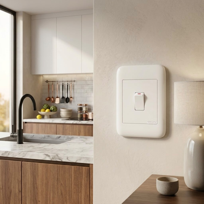 Whitehouse Lighting And Electrical Onesto Oracle White 4x2 1 Lever 2-Way Switch  Onesto