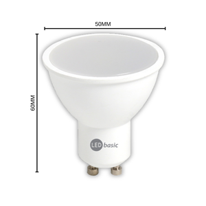 LED Basic 3W GU10 6000K Frosted LED Bulb
