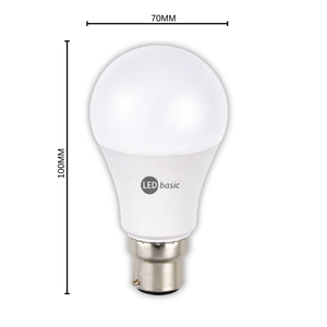 LED Basic E/XLED-A6004 4B6 A60 4W B22 6000K Opal LED Bulb