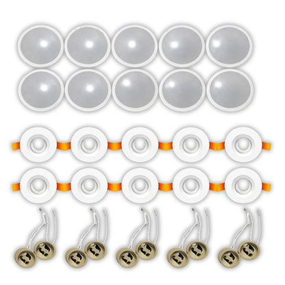 Whitehouse Lighting And Electrical LED Basic 3W 3-In-1 Downlight Kit (30 Piece Value Pack)  LED Basic