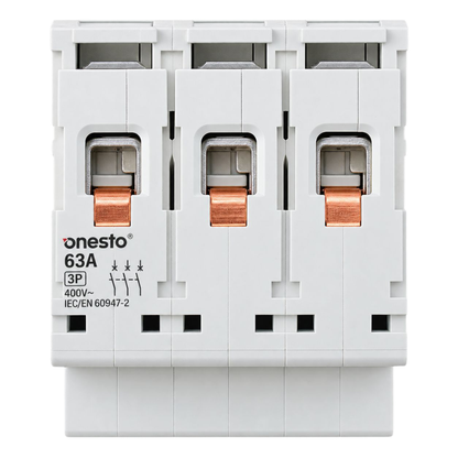 Whitehouse Lighting And Electrical Onesto 63A 3 Pole 3KA Circuit Breaker  Onesto