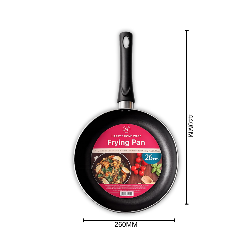 Whitehouse Lighting And Electrical Harry's Homeware Aluminium Non – Stick Frying Pan – 26cm (Blue)  Harry's Homeware
