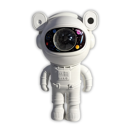 WHL&E Light Speaker White Astronaut Projector product image on white background