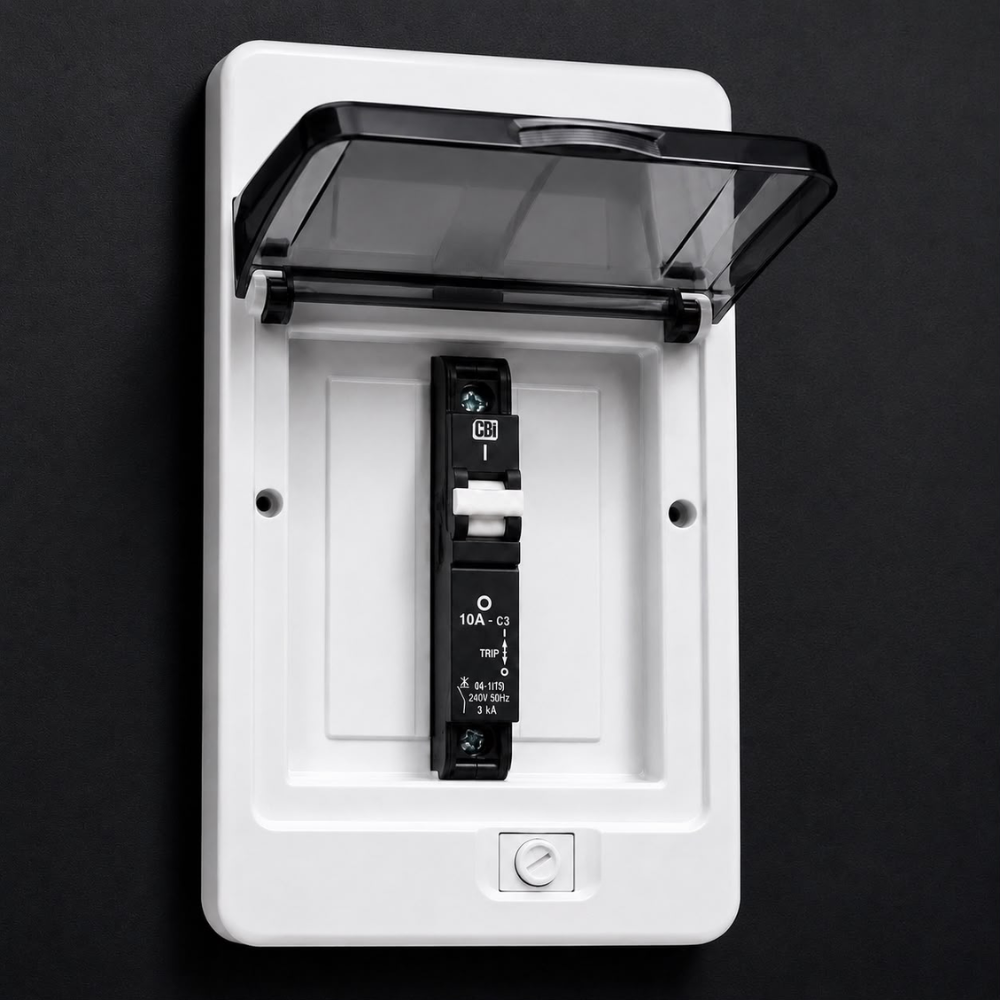 Whitehouse Lighting And Electrical CBI 10A 1 Pole 3kA Samite Circuit Breaker  CBI