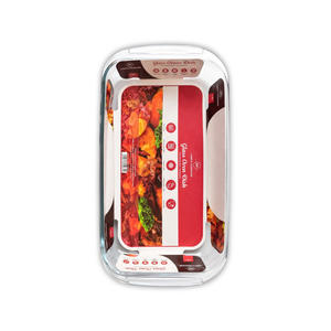 Harrys Homeware Borosilicate Glass 1.6l Square Oven Dish