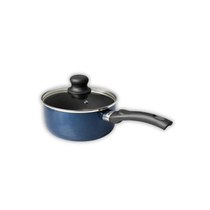 Harrys Homeware 7 Piece Aluminium Cookware Blue Pot Set