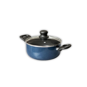 Harrys Homeware 7 Piece Aluminium Cookware Blue Pot Set