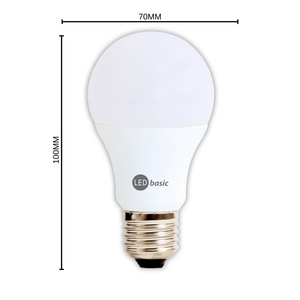 LED Basic A60 4W E27 6000K Opal LED Bulb