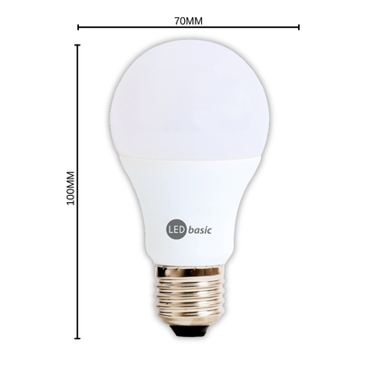 Whitehouse Lighting And Electrical LED Basic 4W E27 A60 Opal Bulb 6000K  LED Basic