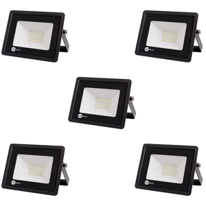 LED Basic 20W Floodlight 5 Pack Combo