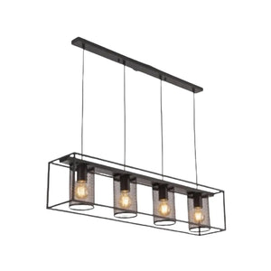 WHL&E 6065/4 Black Pendant Light